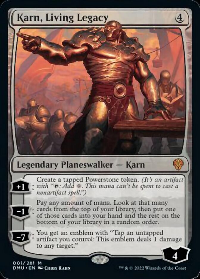 Karn, Living Legacy [Dominaria United] MTG Single Magic: The Gathering    | Red Claw Gaming