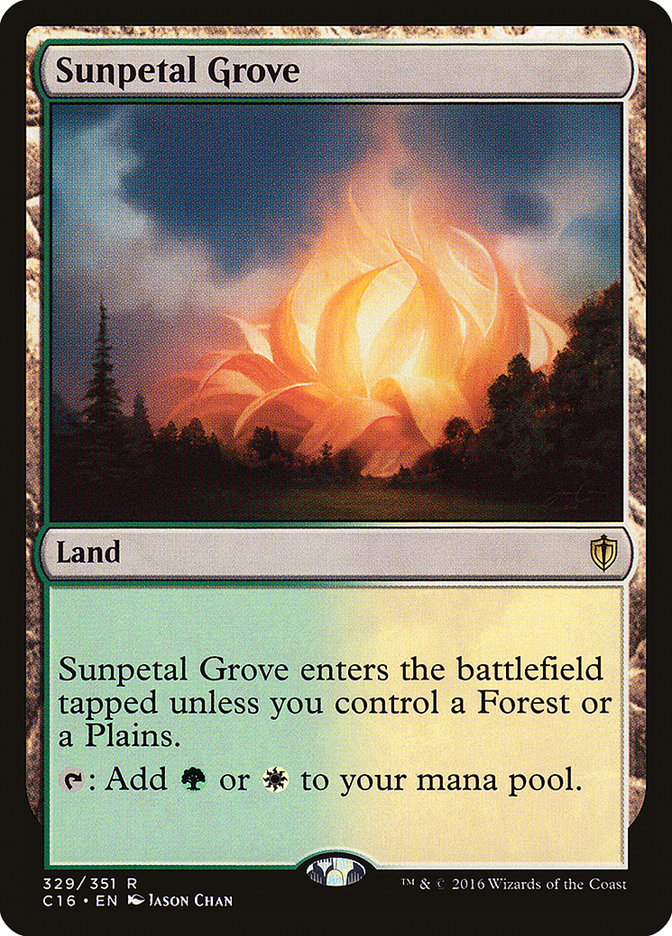 Sunpetal Grove [Commander 2016] MTG Single Magic: The Gathering    | Red Claw Gaming