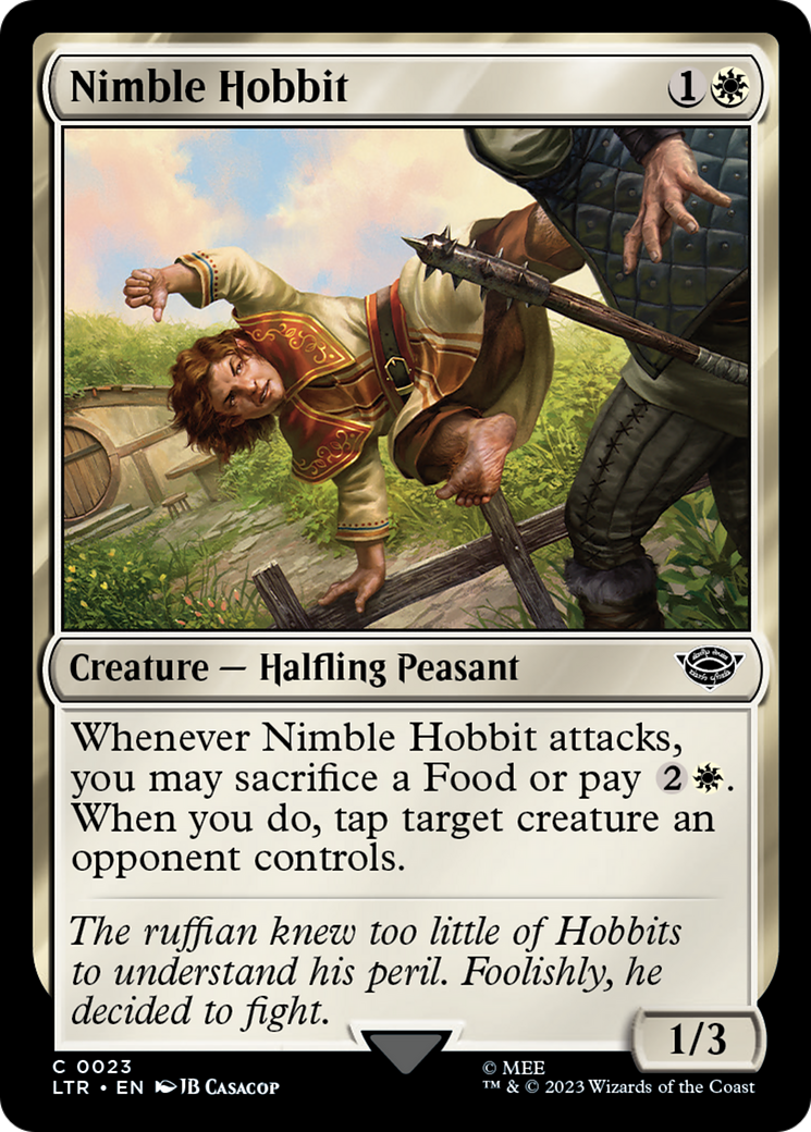 Nimble Hobbit [The Lord of the Rings: Tales of Middle-Earth] MTG Single Magic: The Gathering    | Red Claw Gaming
