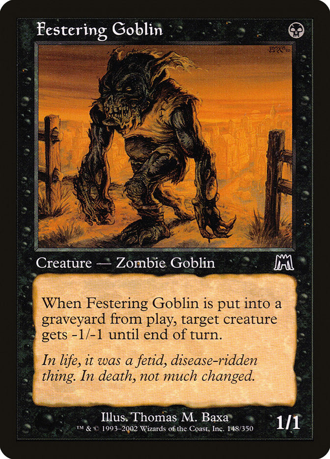 Festering Goblin [Onslaught] MTG Single Magic: The Gathering    | Red Claw Gaming