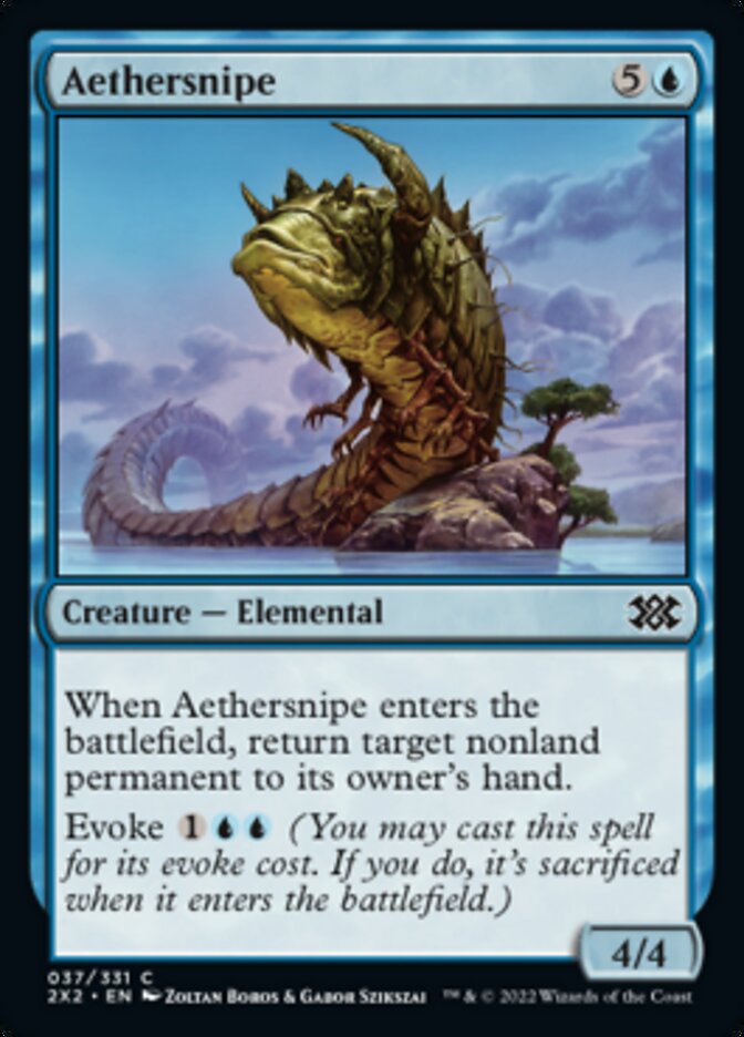 Aethersnipe [Double Masters 2022] MTG Single Magic: The Gathering    | Red Claw Gaming