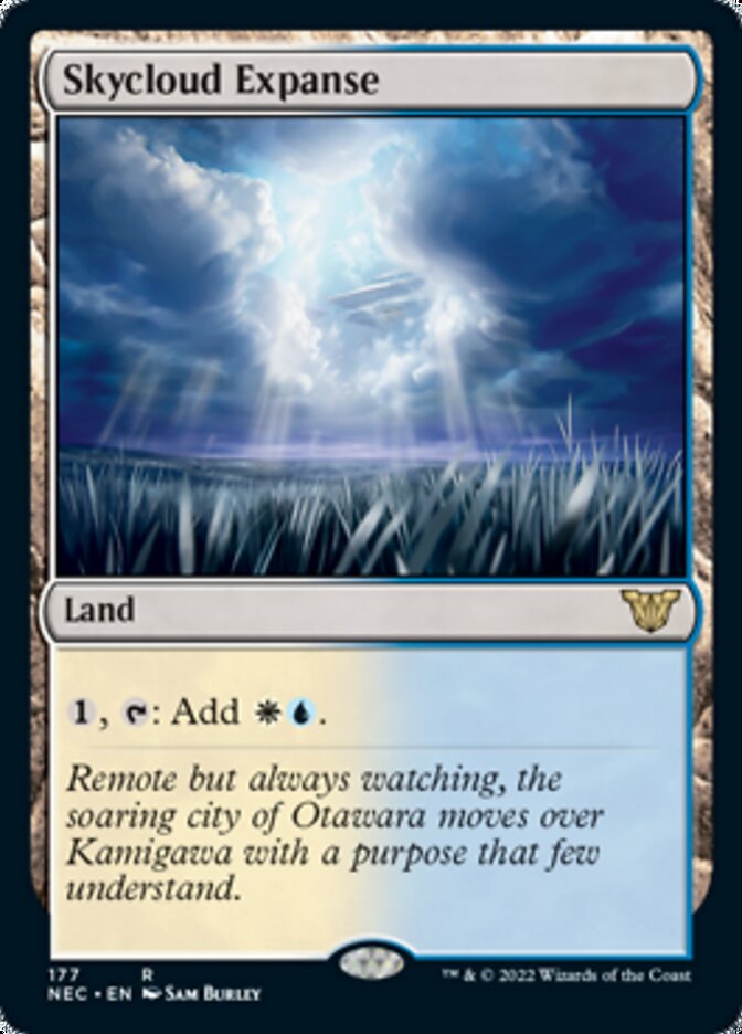Skycloud Expanse [Kamigawa: Neon Dynasty Commander] MTG Single Magic: The Gathering    | Red Claw Gaming