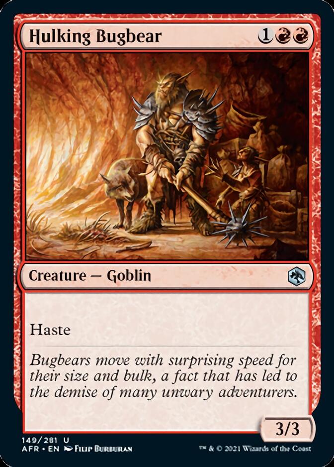 Hulking Bugbear [Dungeons & Dragons: Adventures in the Forgotten Realms] MTG Single Magic: The Gathering    | Red Claw Gaming