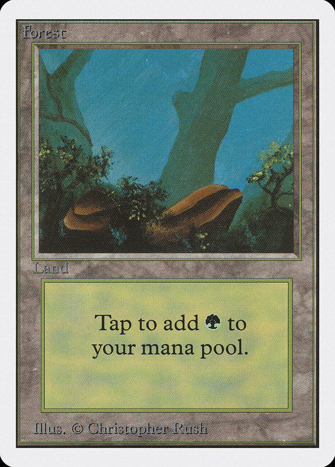 Forest (300) [Unlimited Edition] MTG Single Magic: The Gathering    | Red Claw Gaming