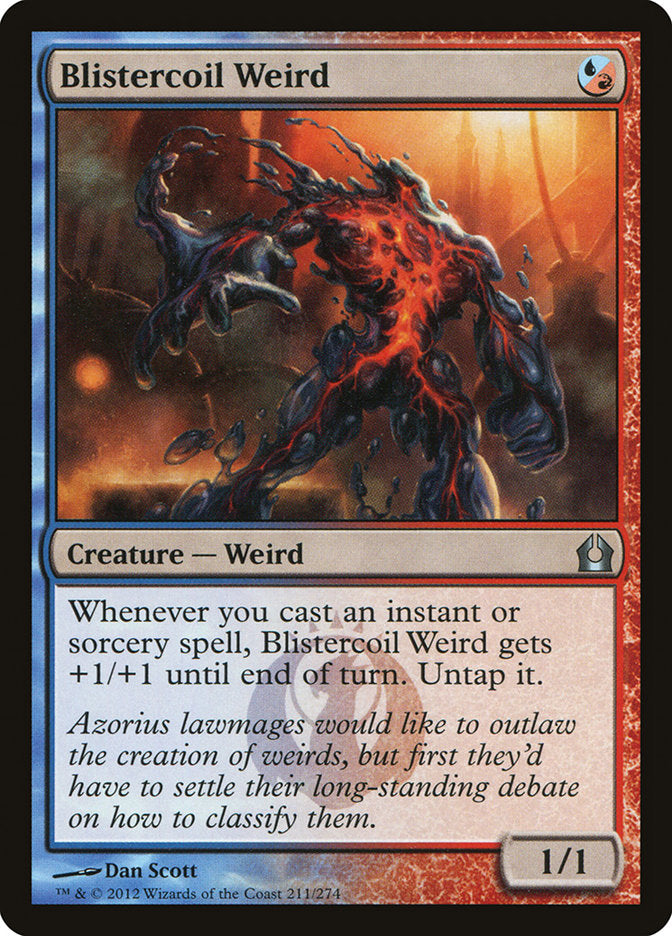 Blistercoil Weird [Return to Ravnica] MTG Single Magic: The Gathering    | Red Claw Gaming