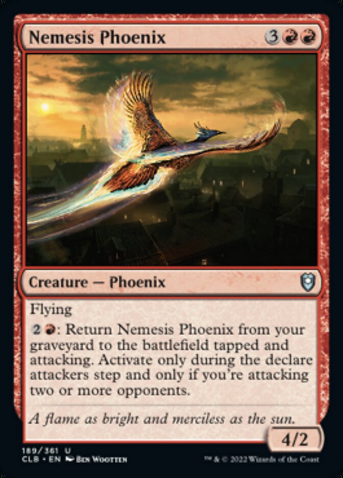Nemesis Phoenix [Commander Legends: Battle for Baldur's Gate] MTG Single Magic: The Gathering    | Red Claw Gaming