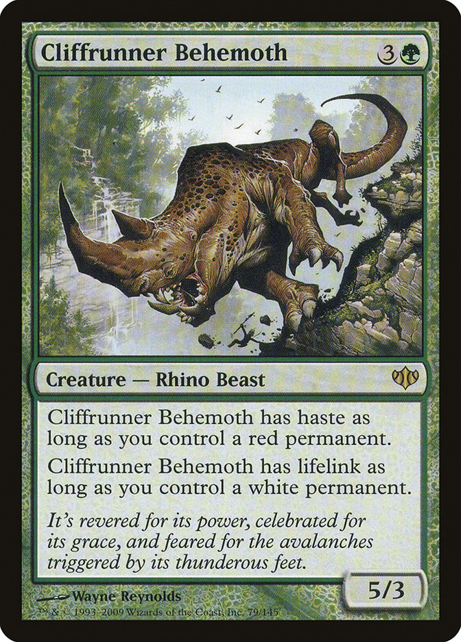 Cliffrunner Behemoth [Conflux] MTG Single Magic: The Gathering    | Red Claw Gaming
