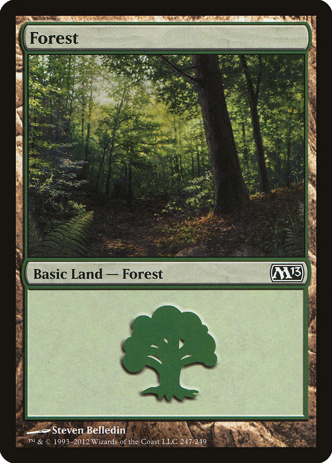 Forest (247) [Magic 2013] MTG Single Magic: The Gathering    | Red Claw Gaming