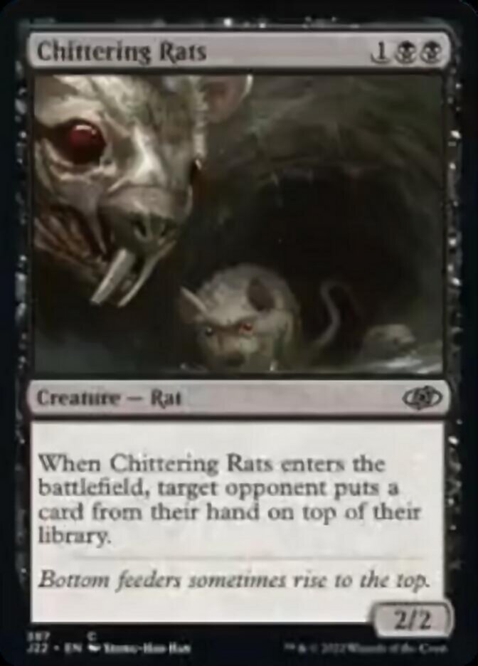 Chittering Rats [Jumpstart 2022] MTG Single Magic: The Gathering    | Red Claw Gaming