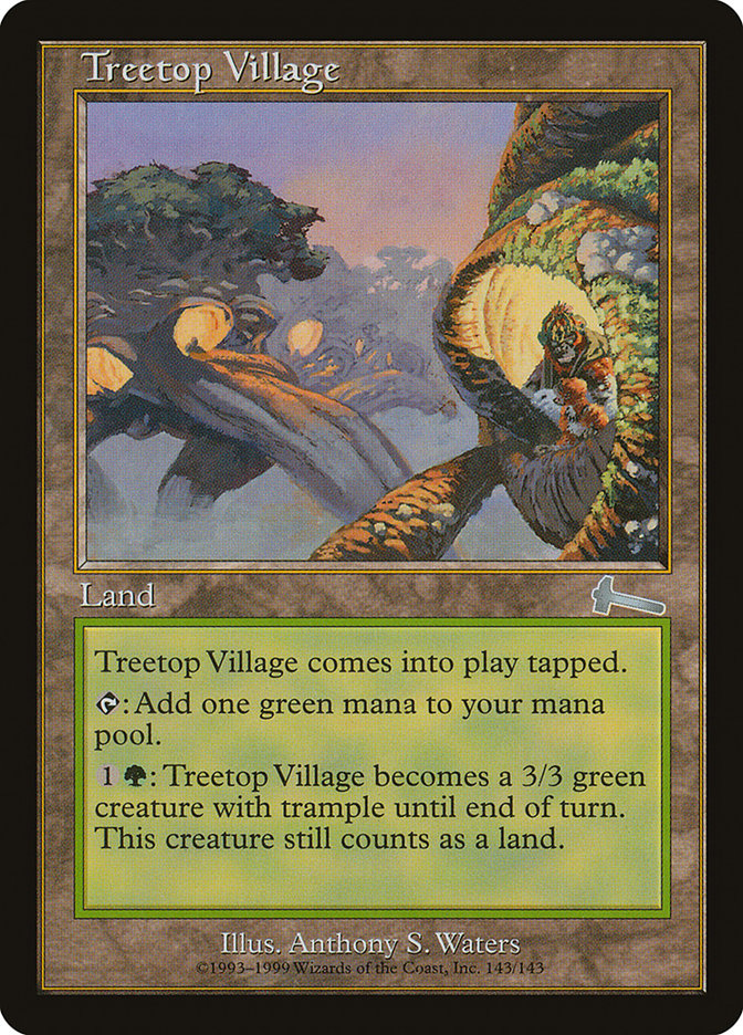 Treetop Village [Urza's Legacy] MTG Single Magic: The Gathering    | Red Claw Gaming
