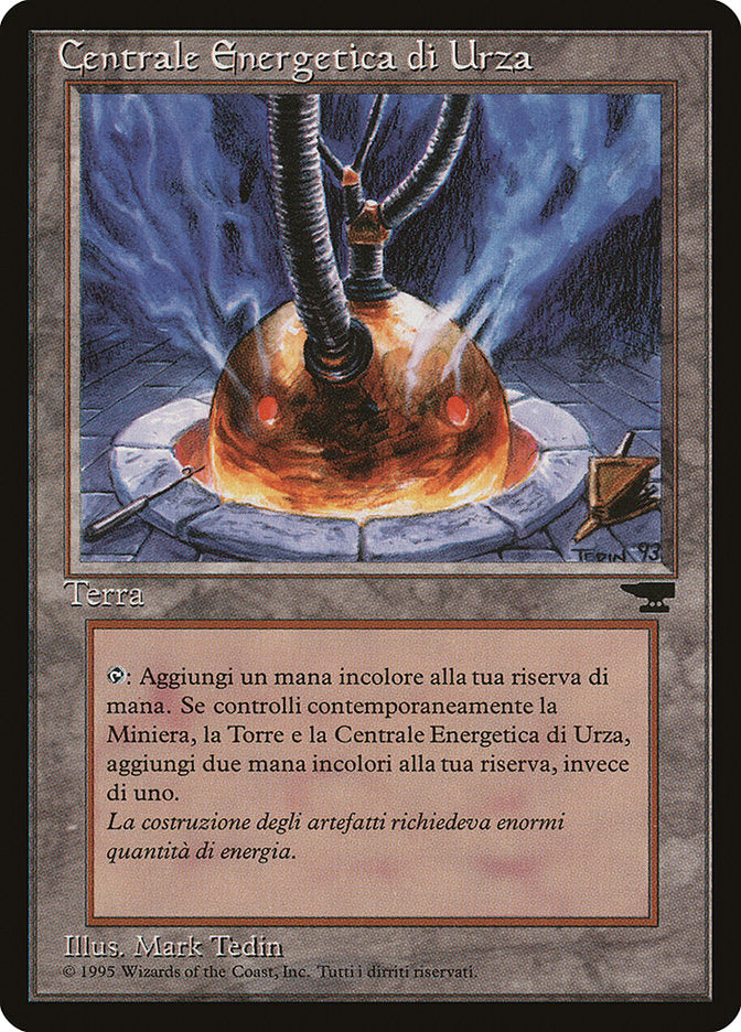 Urza's Power Plant (Columns) (Italian) - "Centrale Energetica di Urza" [Rinascimento] MTG Single Magic: The Gathering    | Red Claw Gaming