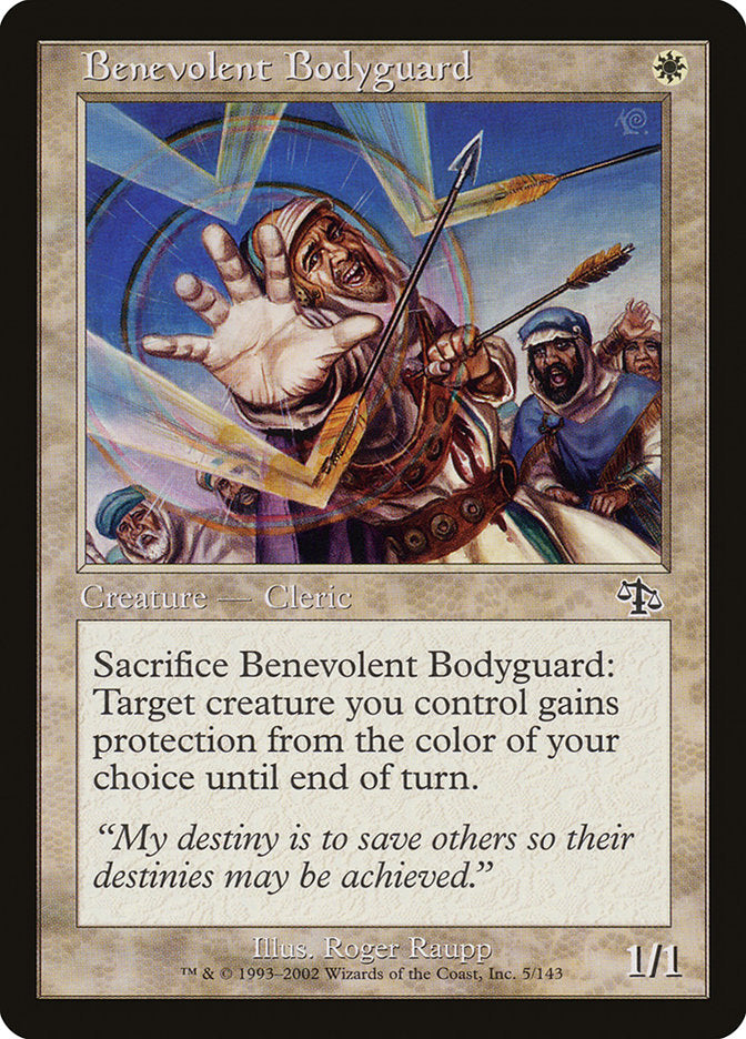 Benevolent Bodyguard [Judgment] MTG Single Magic: The Gathering    | Red Claw Gaming