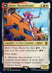 Arcee, Sharpshooter // Arcee, Acrobatic Coupe [Transformers] MTG Single Magic: The Gathering    | Red Claw Gaming