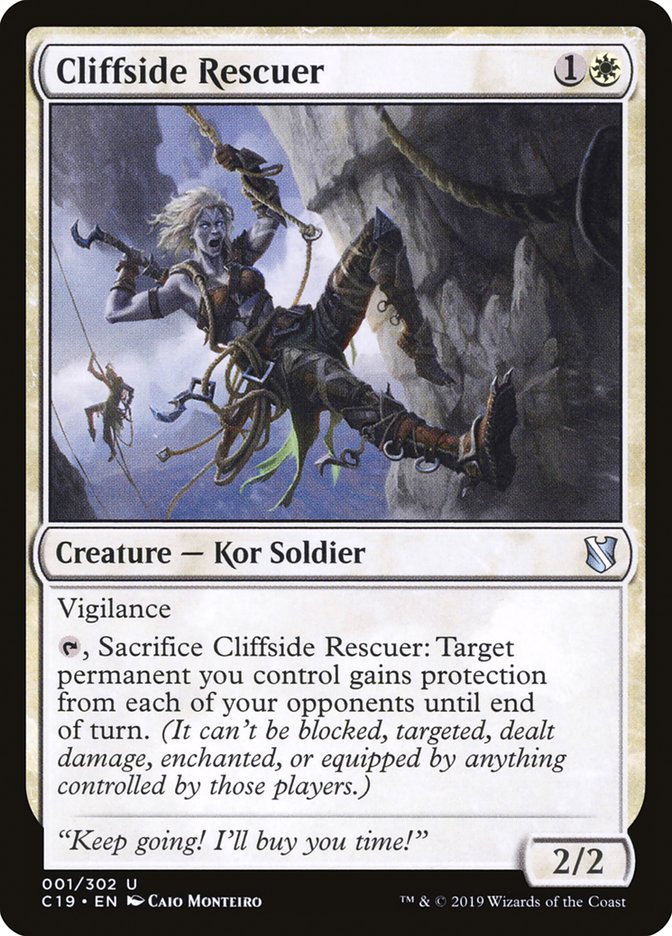 Cliffside Rescuer [Commander 2019] MTG Single Magic: The Gathering    | Red Claw Gaming