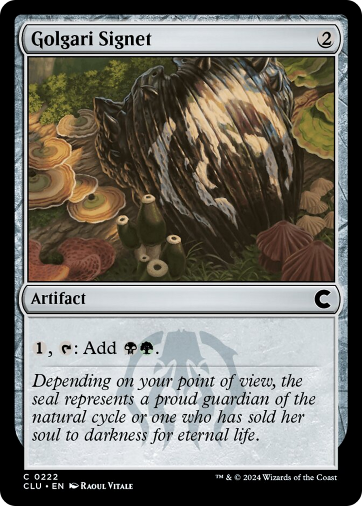 Golgari Signet [Ravnica: Clue Edition] MTG Single Magic: The Gathering    | Red Claw Gaming