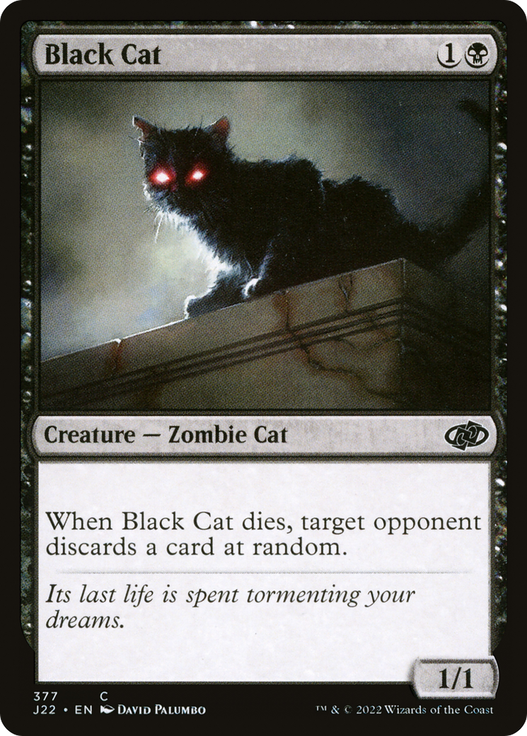 Black Cat [Jumpstart 2022] MTG Single Magic: The Gathering    | Red Claw Gaming