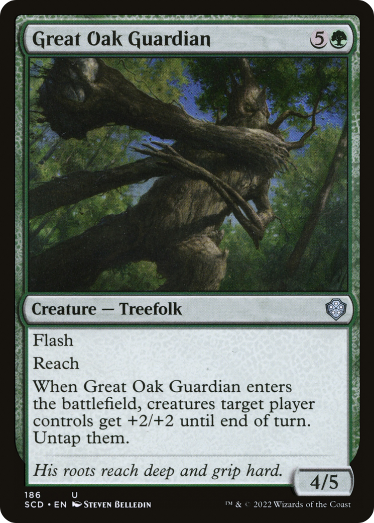 Great Oak Guardian [Starter Commander Decks] MTG Single Magic: The Gathering    | Red Claw Gaming