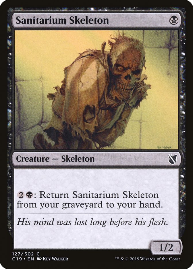 Sanitarium Skeleton [Commander 2019] MTG Single Magic: The Gathering    | Red Claw Gaming