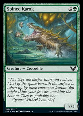 Spined Karok [Strixhaven: School of Mages] MTG Single Magic: The Gathering    | Red Claw Gaming