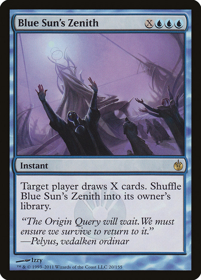 Blue Sun's Zenith [Mirrodin Besieged] MTG Single Magic: The Gathering    | Red Claw Gaming