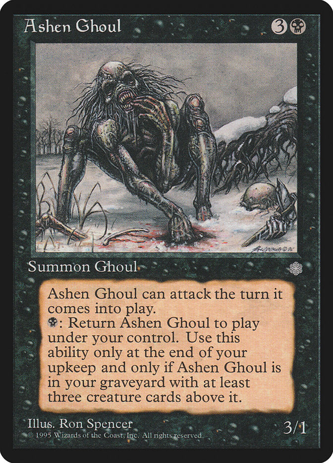 Ashen Ghoul [Ice Age] MTG Single Magic: The Gathering    | Red Claw Gaming