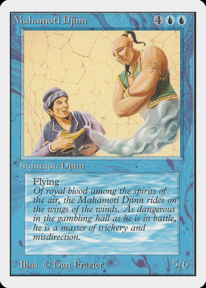 Mahamoti Djinn [Unlimited Edition] MTG Single Magic: The Gathering    | Red Claw Gaming