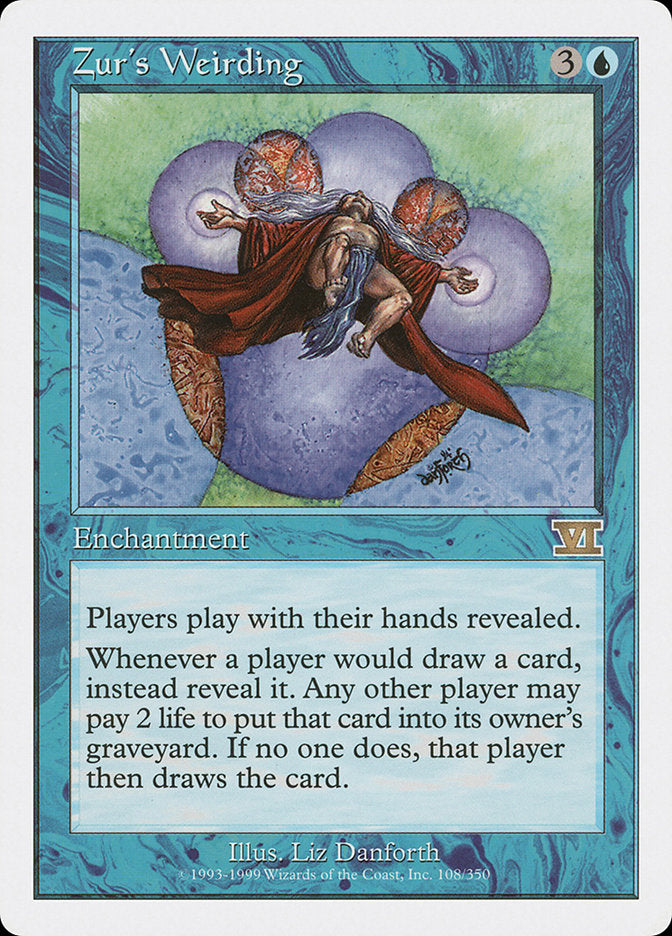 Zur's Weirding [Classic Sixth Edition] MTG Single Magic: The Gathering    | Red Claw Gaming