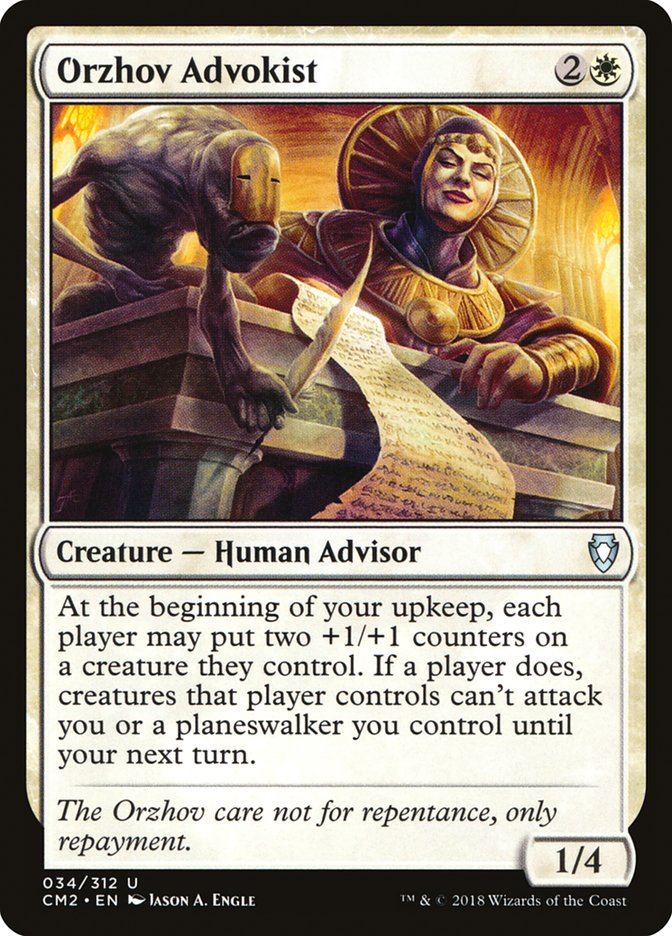 Orzhov Advokist [Commander Anthology Volume II] MTG Single Magic: The Gathering    | Red Claw Gaming