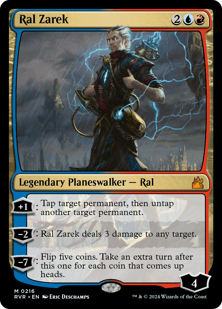 Ral Zarek [Ravnica Remastered] MTG Single Magic: The Gathering    | Red Claw Gaming