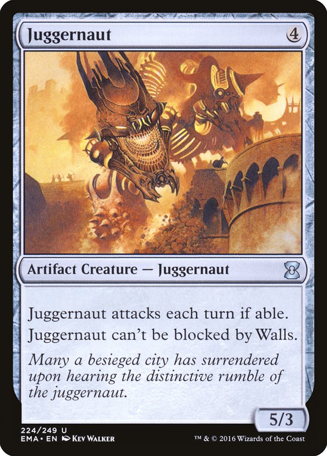 Juggernaut [Eternal Masters] MTG Single Magic: The Gathering    | Red Claw Gaming