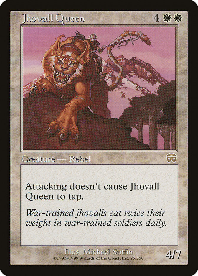 Jhovall Queen [Mercadian Masques] MTG Single Magic: The Gathering    | Red Claw Gaming