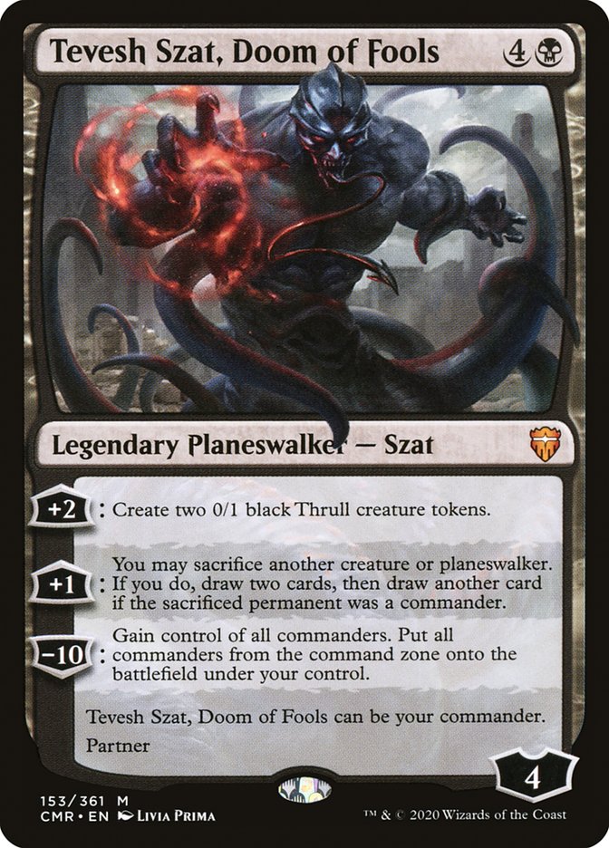 Tevesh Szat, Doom of Fools [Commander Legends] MTG Single Magic: The Gathering    | Red Claw Gaming