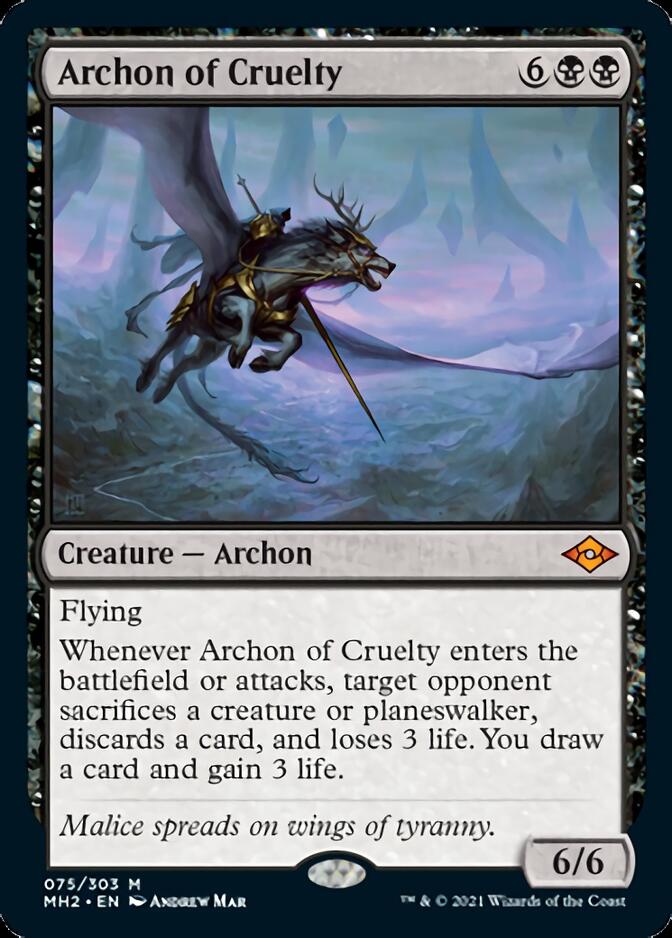 Archon of Cruelty [Modern Horizons 2] MTG Single Magic: The Gathering    | Red Claw Gaming