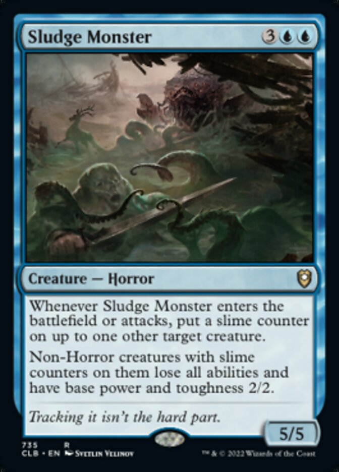 Sludge Monster [Commander Legends: Battle for Baldur's Gate] MTG Single Magic: The Gathering    | Red Claw Gaming