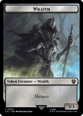 Food // Wraith Double-Sided Token [The Lord of the Rings: Tales of Middle-Earth Commander Tokens] MTG Single Magic: The Gathering    | Red Claw Gaming