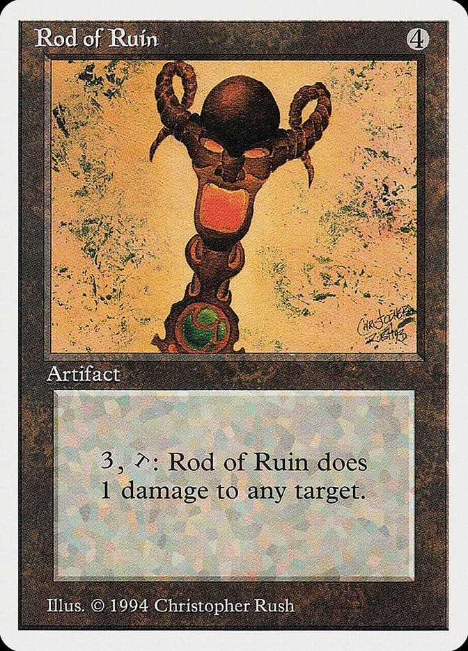 Rod of Ruin [Summer Magic / Edgar] MTG Single Magic: The Gathering    | Red Claw Gaming