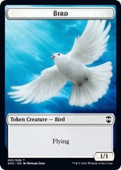 Bird (001) // Soldier Double-Sided Token [Kaldheim Commander Tokens] MTG Single Magic: The Gathering    | Red Claw Gaming