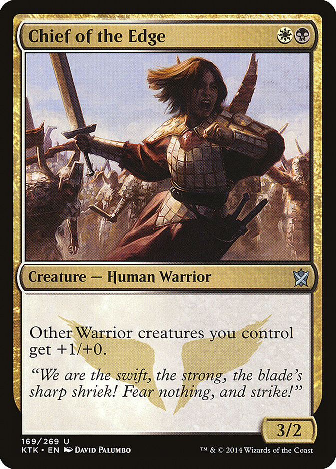 Chief of the Edge [Khans of Tarkir] MTG Single Magic: The Gathering    | Red Claw Gaming