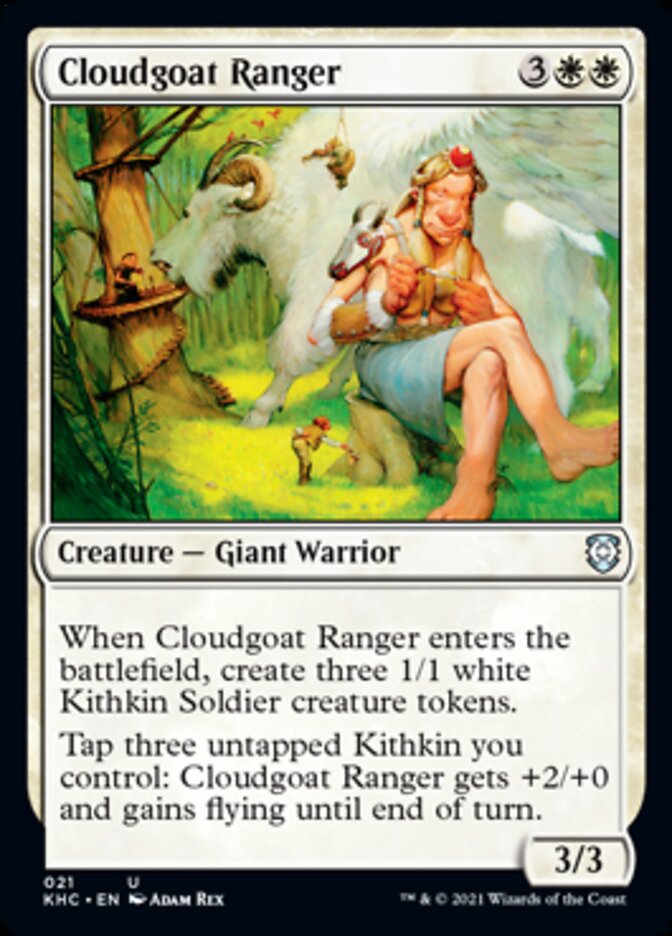 Cloudgoat Ranger [Kaldheim Commander] MTG Single Magic: The Gathering    | Red Claw Gaming