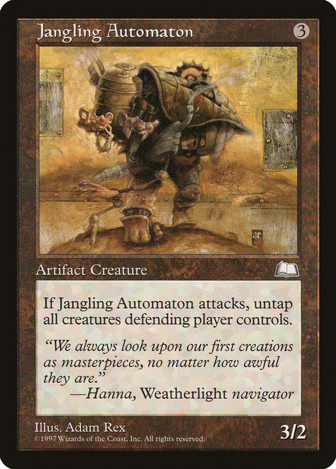 Jangling Automaton [Weatherlight] MTG Single Magic: The Gathering    | Red Claw Gaming