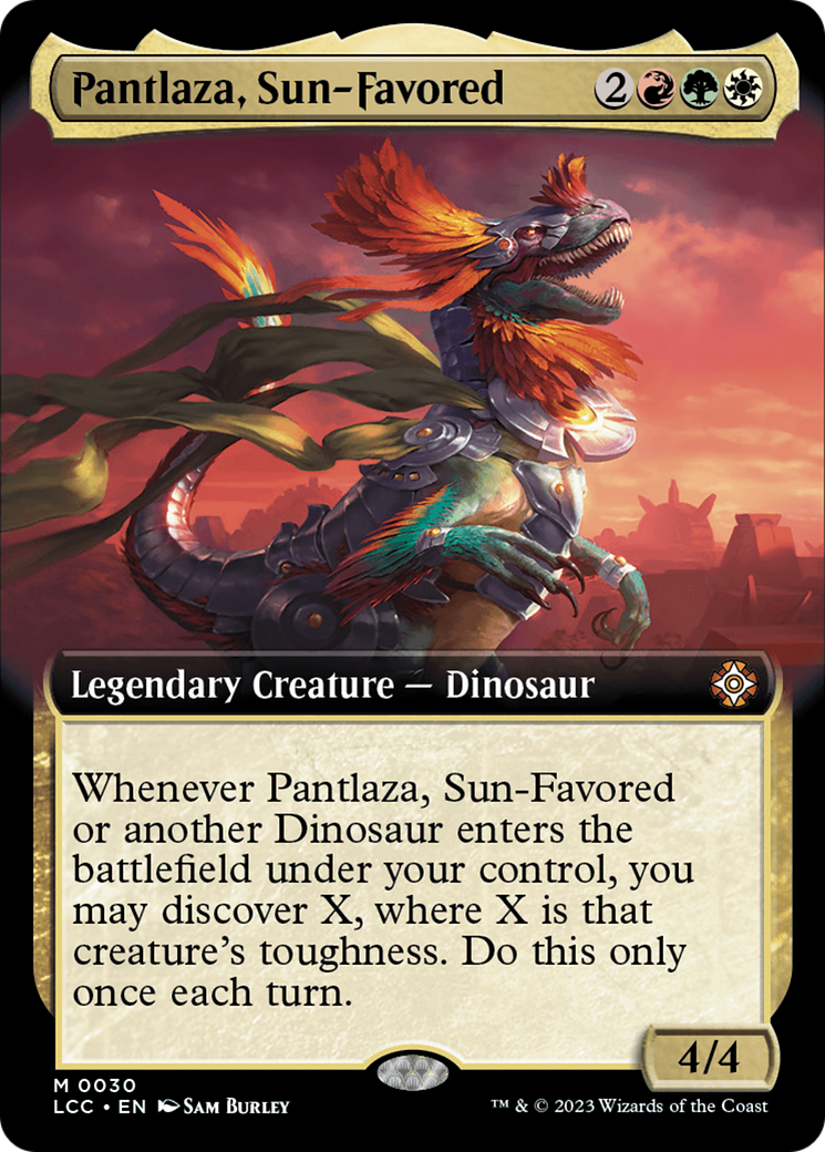 Pantlaza, Sun-Favored (Extended Art) [The Lost Caverns of Ixalan Commander] MTG Single Magic: The Gathering    | Red Claw Gaming