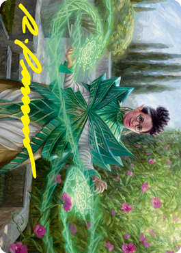 Kianne, Dean of Substance Art Card (Gold-Stamped Signature) [Strixhaven: School of Mages Art Series] MTG Single Magic: The Gathering    | Red Claw Gaming