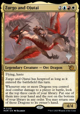 Zurgo and Ojutai (Promo Pack) [March of the Machine Promos] MTG Single Magic: The Gathering    | Red Claw Gaming