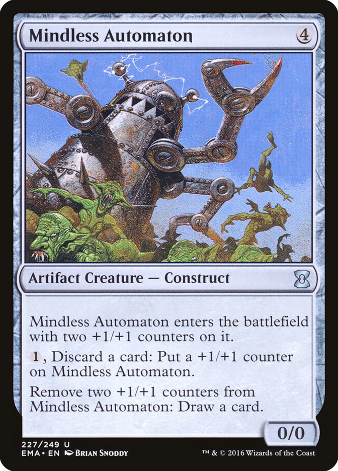 Mindless Automaton [Eternal Masters] MTG Single Magic: The Gathering    | Red Claw Gaming