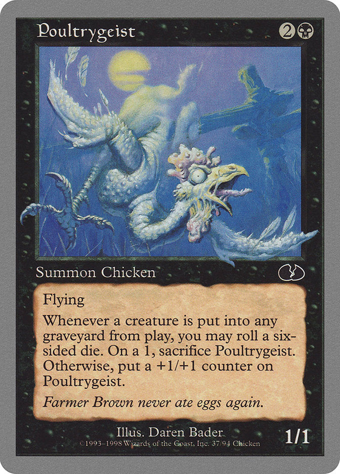 Poultrygeist [Unglued] MTG Single Magic: The Gathering    | Red Claw Gaming