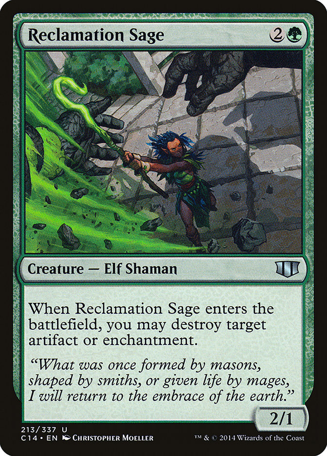 Reclamation Sage [Commander 2014] MTG Single Magic: The Gathering    | Red Claw Gaming