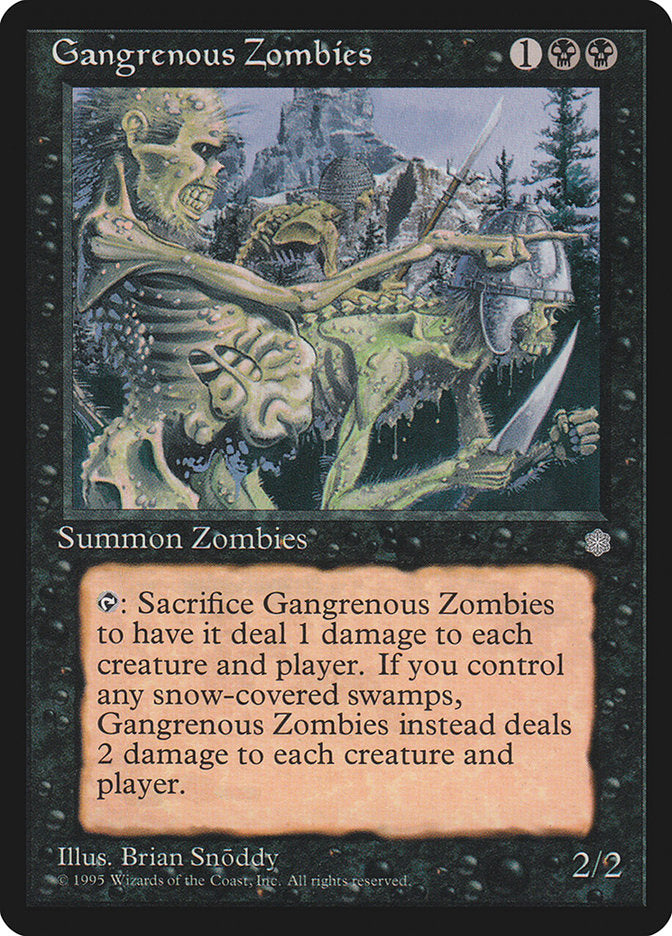 Gangrenous Zombies [Ice Age] MTG Single Magic: The Gathering    | Red Claw Gaming