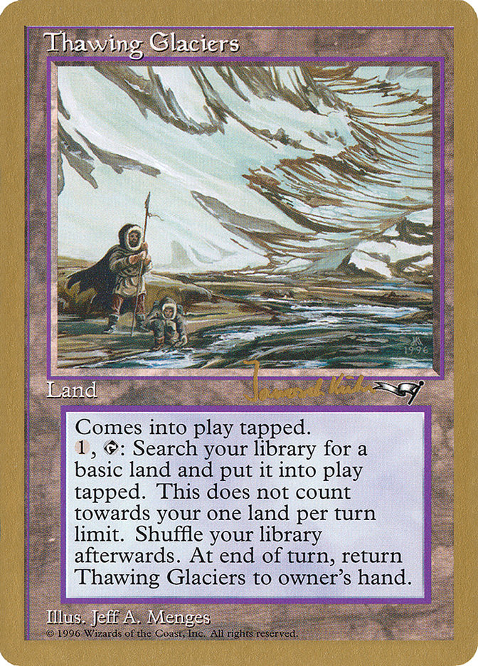Thawing Glaciers (Janosch Kuhn) [World Championship Decks 1997] MTG Single Magic: The Gathering    | Red Claw Gaming