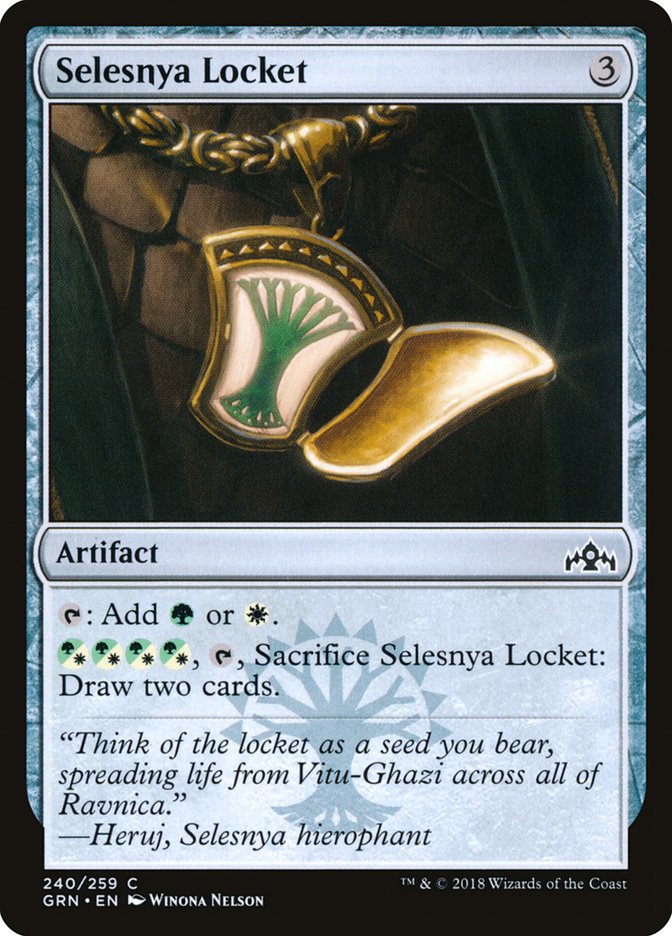 Selesnya Locket [Guilds of Ravnica] MTG Single Magic: The Gathering    | Red Claw Gaming