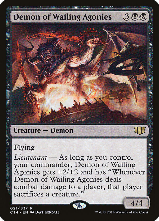 Demon of Wailing Agonies [Commander 2014] MTG Single Magic: The Gathering    | Red Claw Gaming